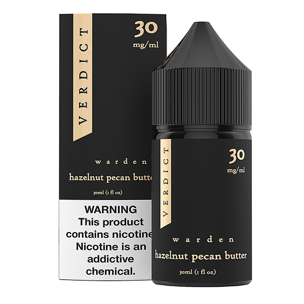Warden - Hazelnut Pecan Butter | Verdict | Revamped Salt Series | 30mL with packaging