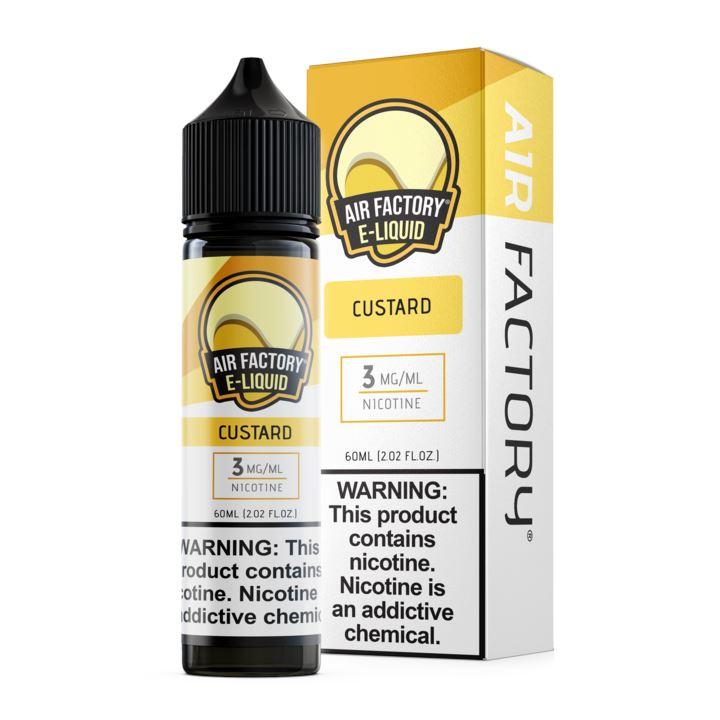 Custard by Air Factory E-Liquid 60ml with packaging
