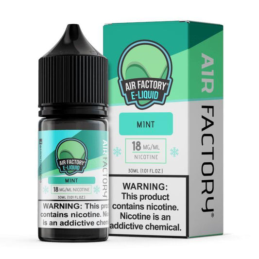 Mint by Air Factory Salt eJuice 30mL with packaging