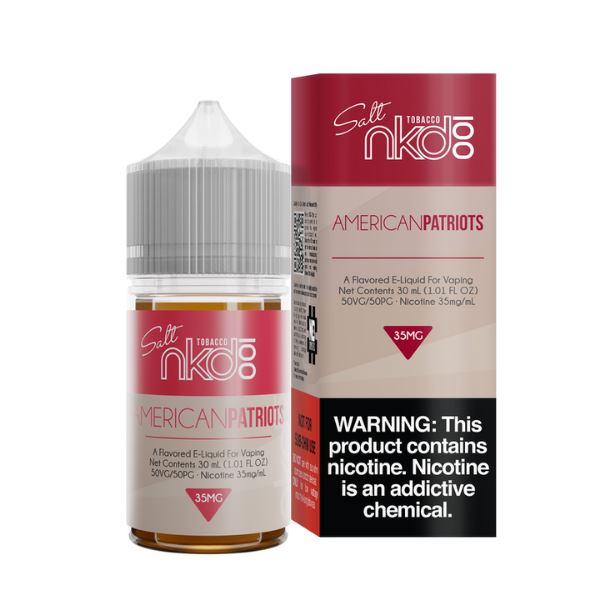 American Patriots by Naked 100 TFN Salt 30ml with Packaging