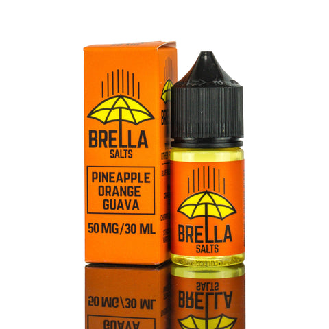 BRELLA SALTS | Pineapple Orange Guava eLiquid 30mL with packaging