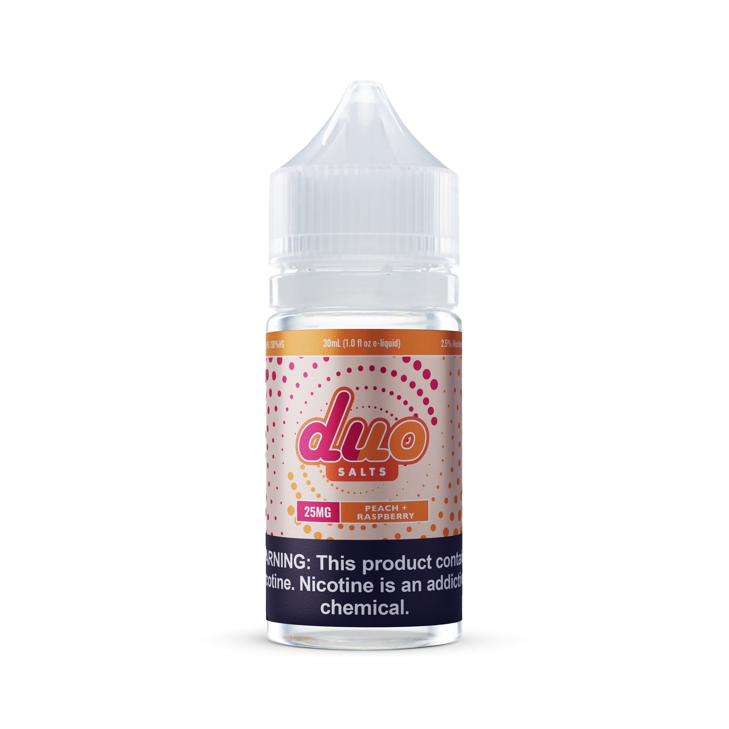Peach Raspberry by Burst Duo Salts 30mL bottle