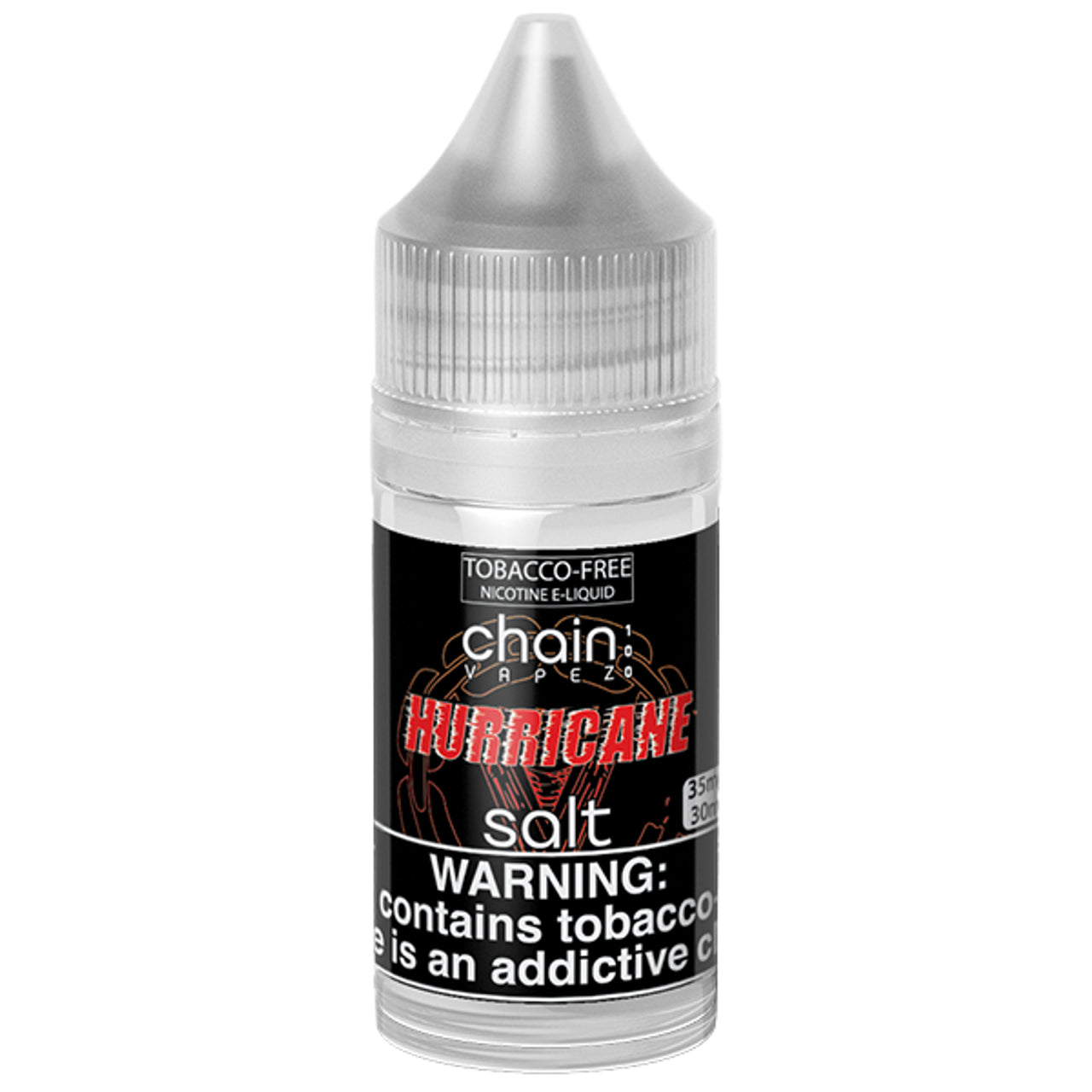 Chain Vapez Salt Series E-Liquid | 30mL | 35mg | Hurricane Bottle