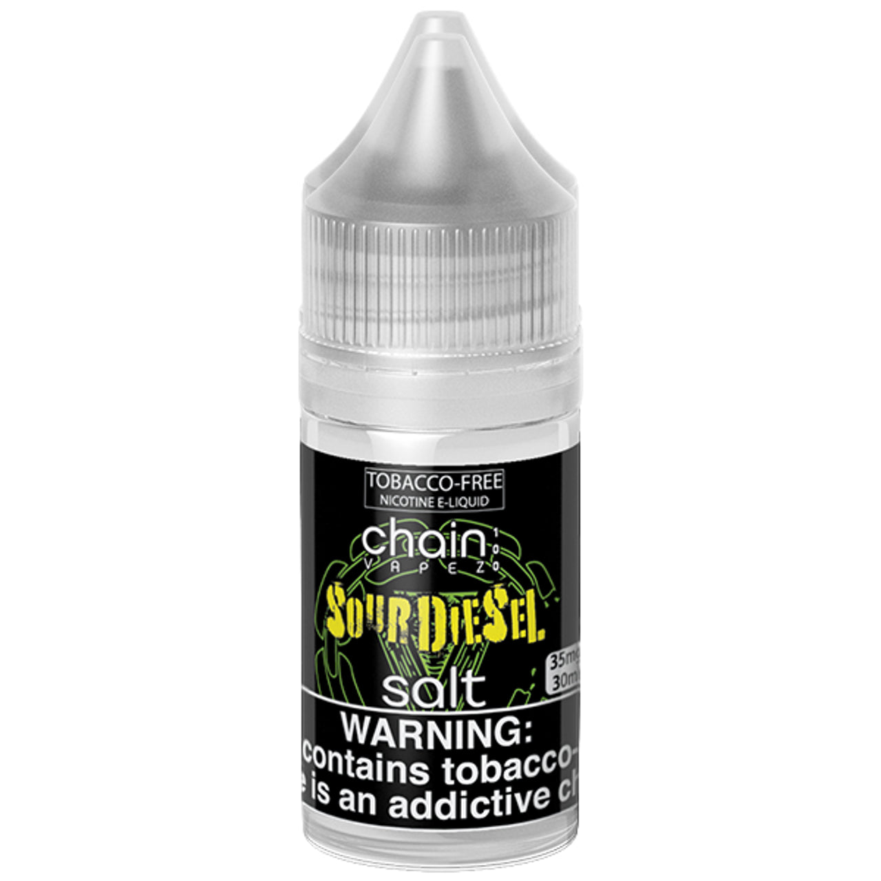 Chain Vapez Salt Series E-Liquid | 30mL | 35mg | Sour Diesel Bottle