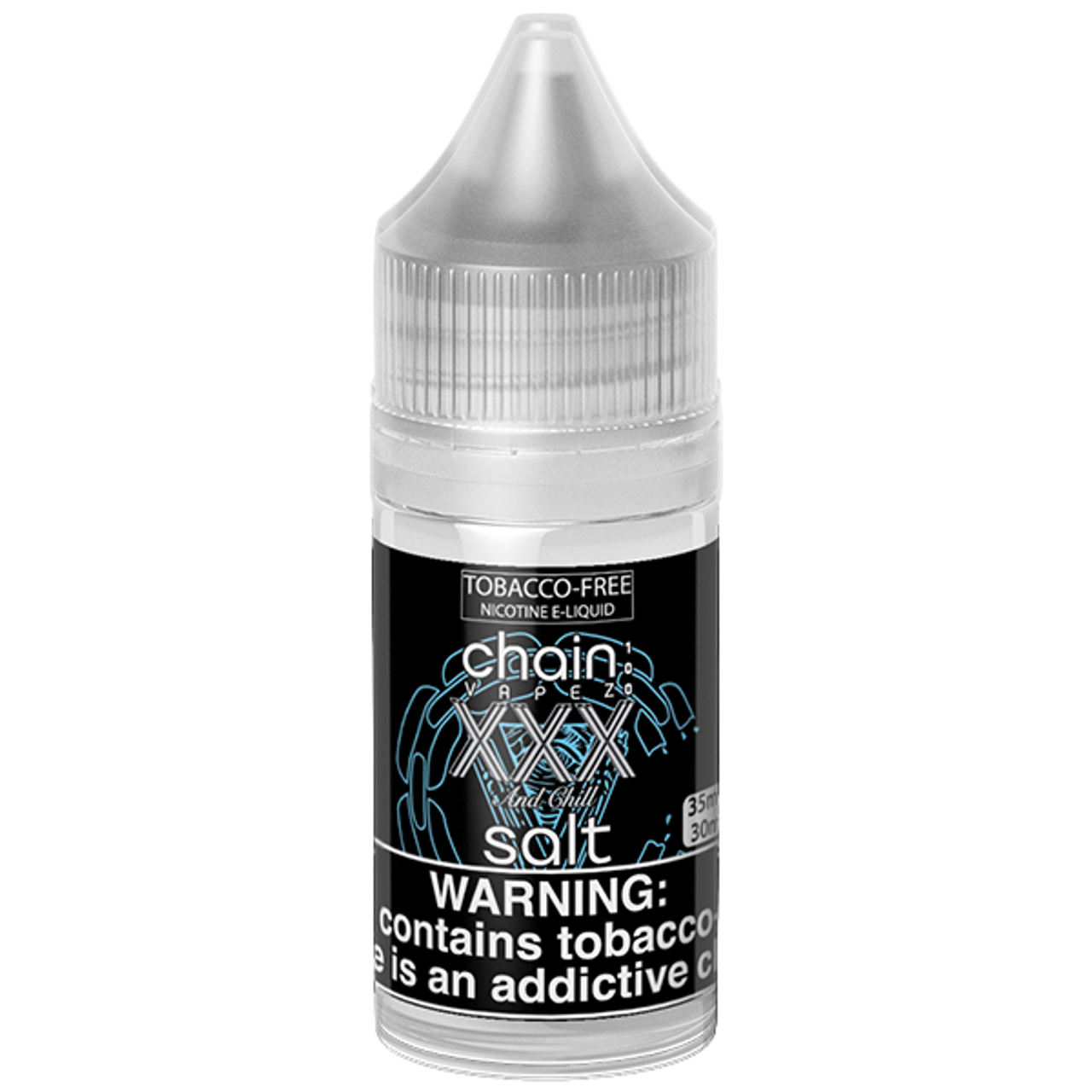 Chain Vapez Salt Series E-Liquid | 30mL | 35mg | XXX and Chill Bottle
