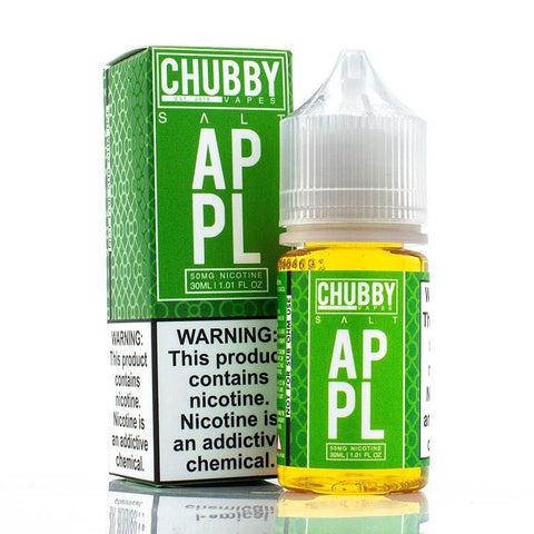 Apple Salt by Chubby Bubble Vapes Salts 30ml with packaging