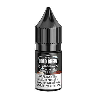 Coffee & Ice Cream by Nitro’s Cold Brew Salt Series 30mL bottle