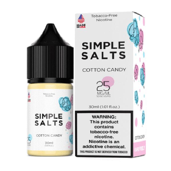 Cotton Candy by Simple Salts 30mL with Packaging