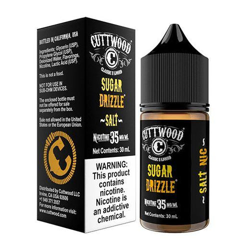 Sugar Drizzle by Cuttwood Salt 30ml with packaging