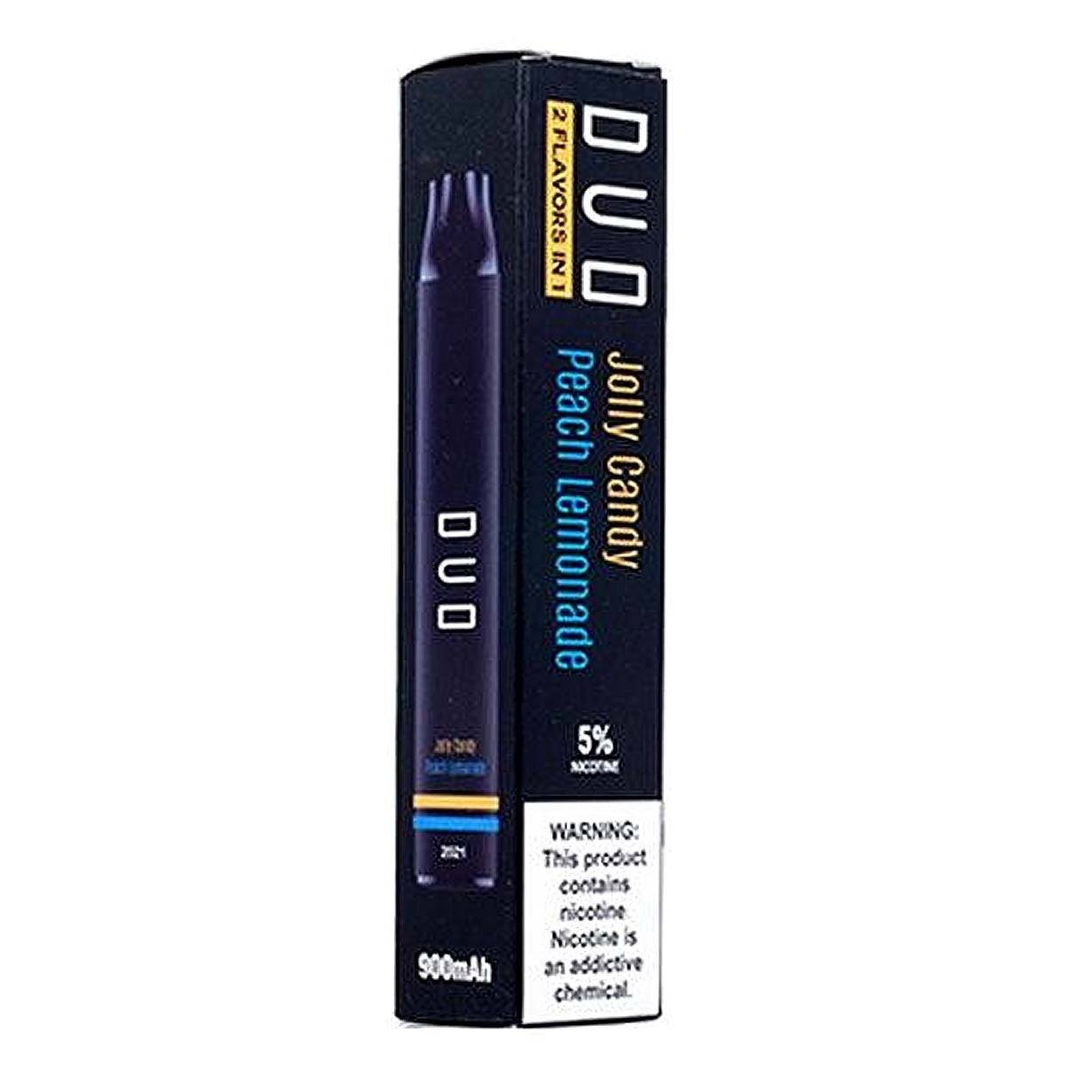 DUO Disposable Device | 1500 Puffs peach lemonade packaging