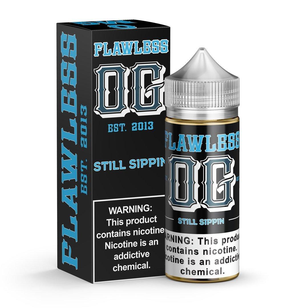 Still Sippin by Flawless OG Series E-Liquid 100mL (Freebase) with packaging