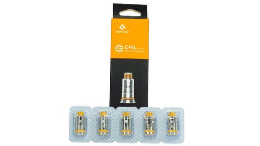 GeekVape G Coils Pod Formula (5-Pack) with packaging