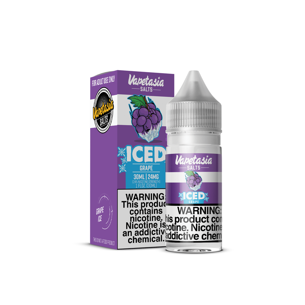 Killer Fruits Iced Grape by Vapetasia Salts 30ml with packaging