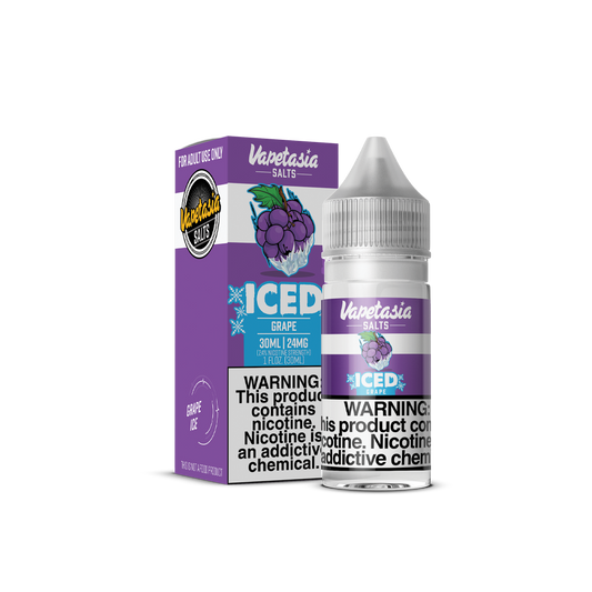 Killer Fruits Iced Grape by Vapetasia Salts 30ml with packaging
