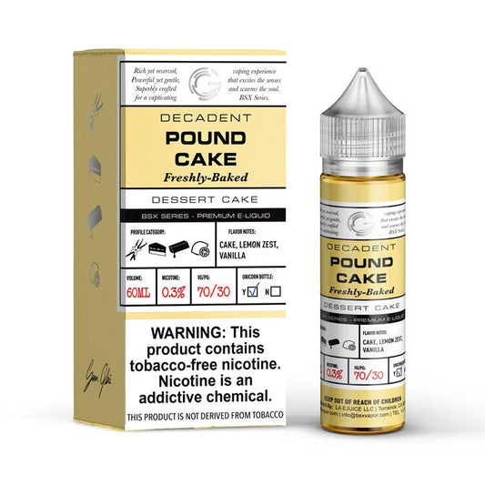 Pound Cake by Glas BSX TFN 60mL with packaging