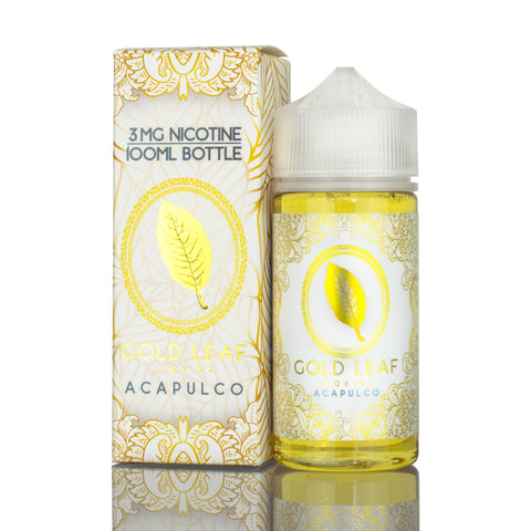 Gold Leaf Liquids | Acapulco eLiquid 100mL with packaging