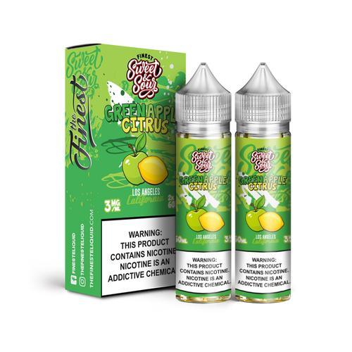 Green Apple Citrus by Finest Sweet & Sour 120ml with packaging