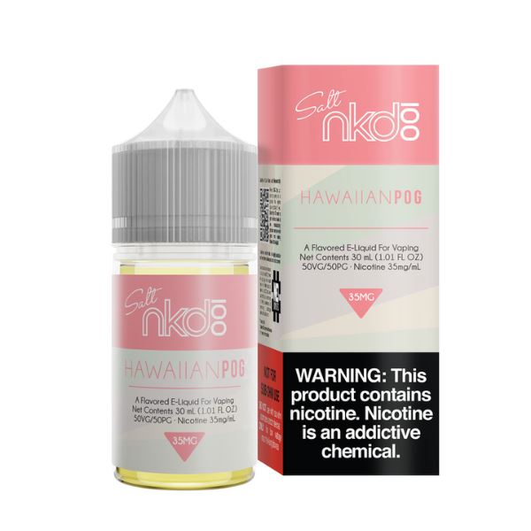 Hawaiian POG by Naked 100 TFN Salt 30ml with packaging