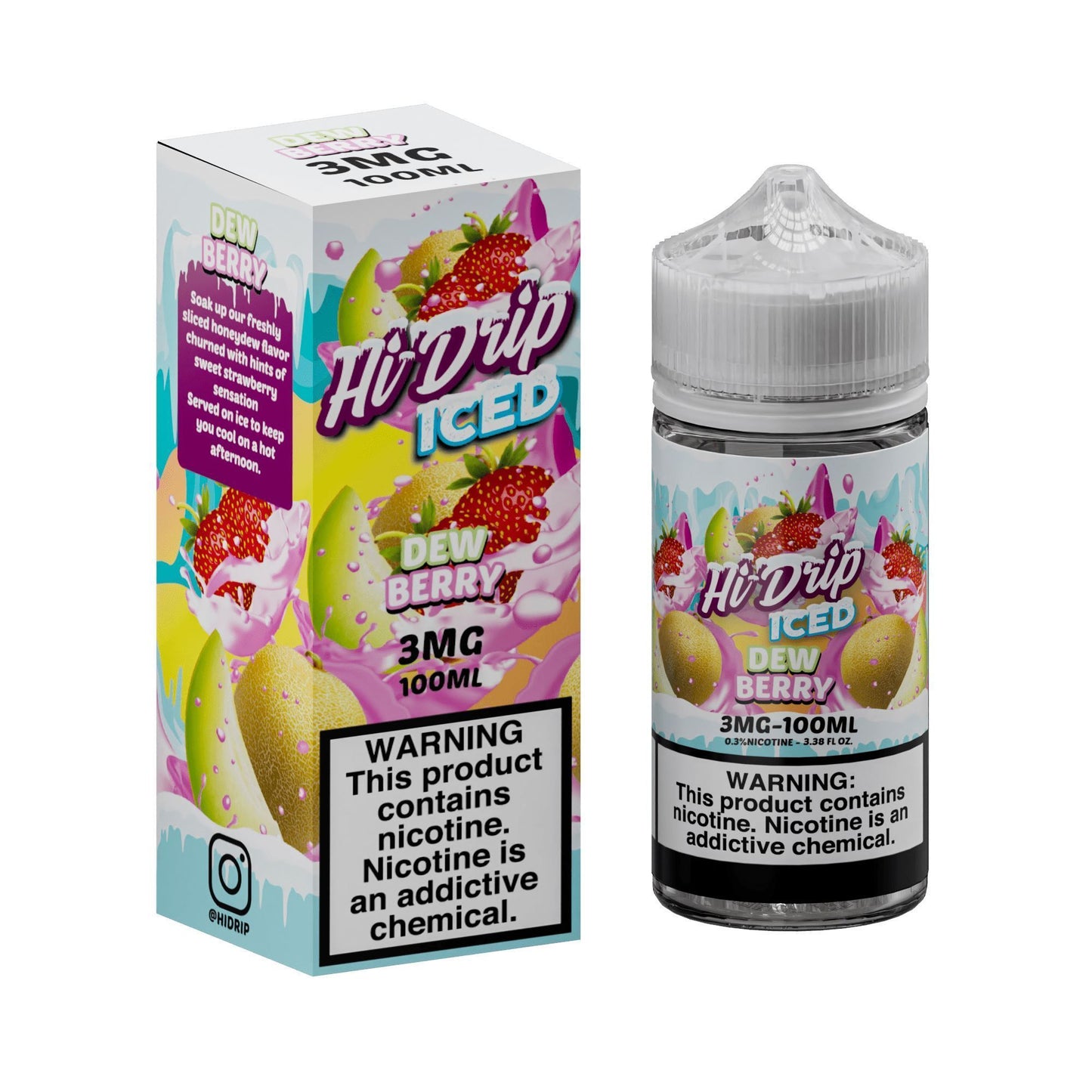 Dewberry Iced by Hi-Drip E-Juice 100ml with Packaging