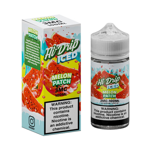 Iced Melon Patch by Hi-Drip E-Juice 100ml with Packaging
