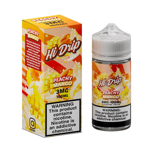 Peachy Mango by Hi Drip E-Liquid 100ml with Packaging