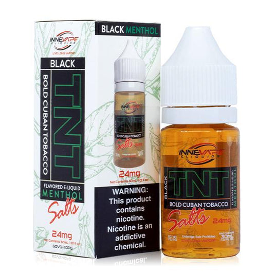 TNT Black Menthol by Innevape Salt 30ml with Packaging
