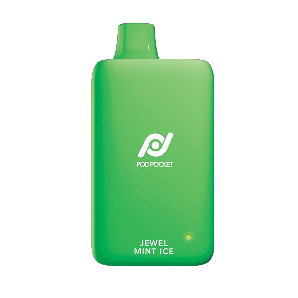 Pod Pocket Disposable | 7500 Puffs | 14mL | 50mg | Jewel Mint Ice