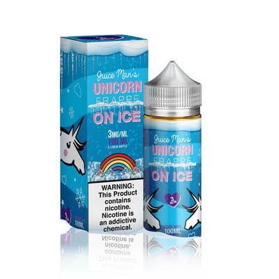 Unicorn Frappe On Ice by Juice Man 100ml with packaging