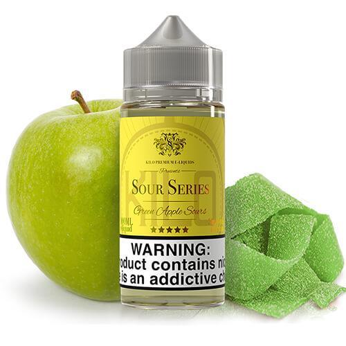 Green Apple Sours by Kilo Sour Series 100ml Bottle