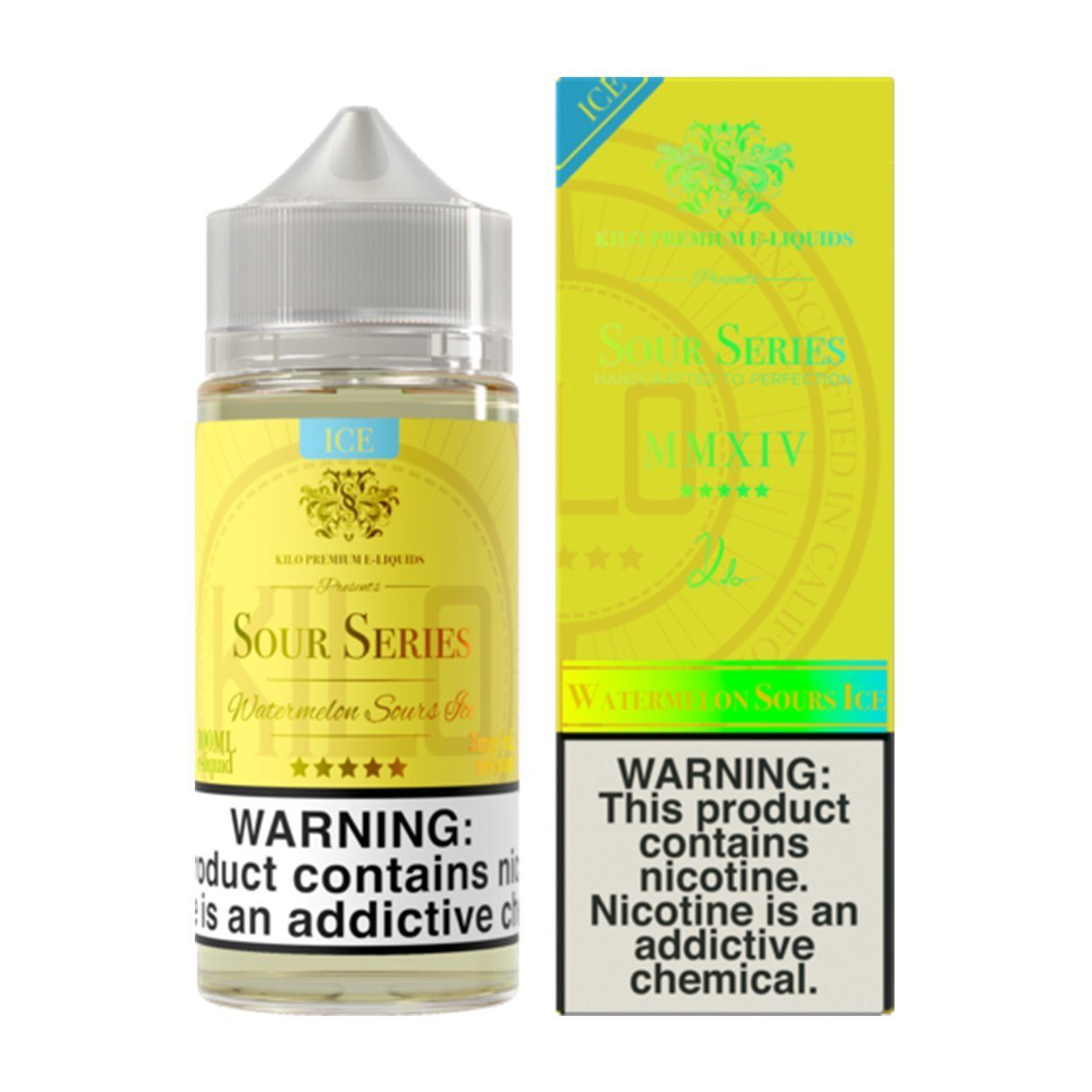 KILO SOUR SERIES | Watermelon Ice 100ML eLiquid with Packaging