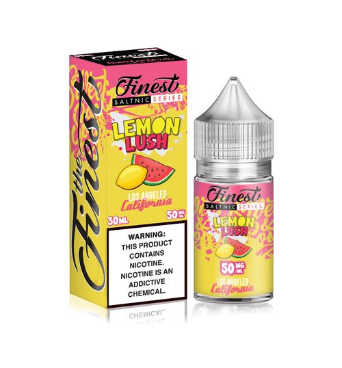 Lemon Lush by Finest SaltNic Series 30ml with packaging