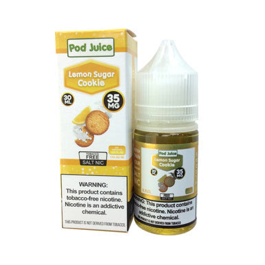 Lemon Sugar Cookie by Pod Juice Salts Series 30mL with packaging 