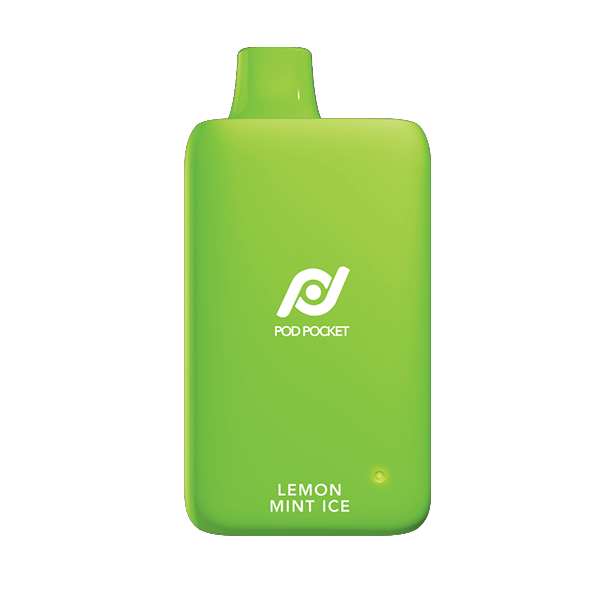 Pod Pocket Disposable | 7500 Puffs | 14mL | 50mg | Lemon Mint Ice