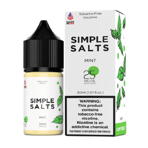 Mint by Simple Salts 30mL with Packaging