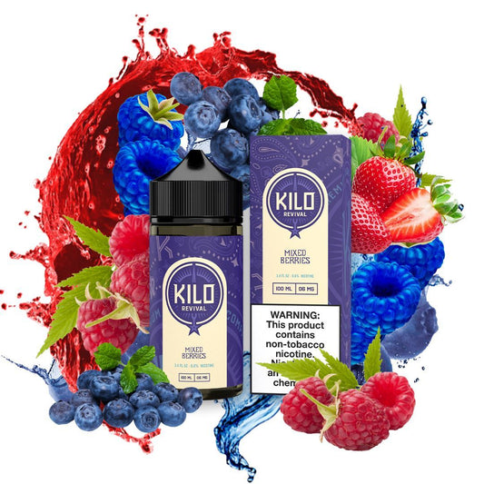 Mixed Berries by Kilo Revival TFN Series 100mL with Packaging