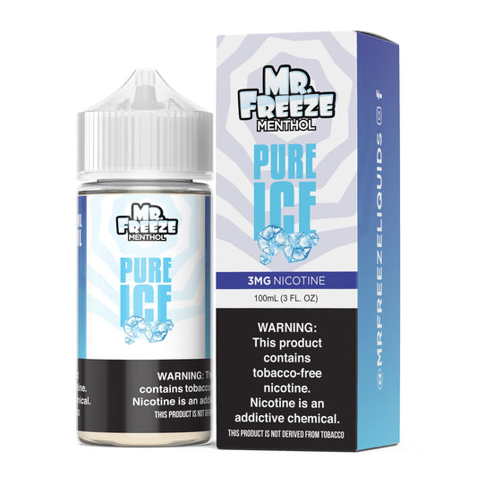 Mr. Freeze Tobacco-Free Nicotine Series | 100mL - Pure Ice with packaging