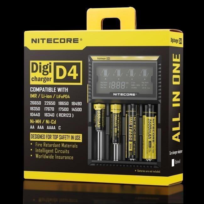 Nitecore D4 Charger packaging