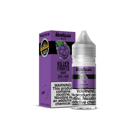 Killer Fruits Grape by Vapetasia Salts 30ml with packaging