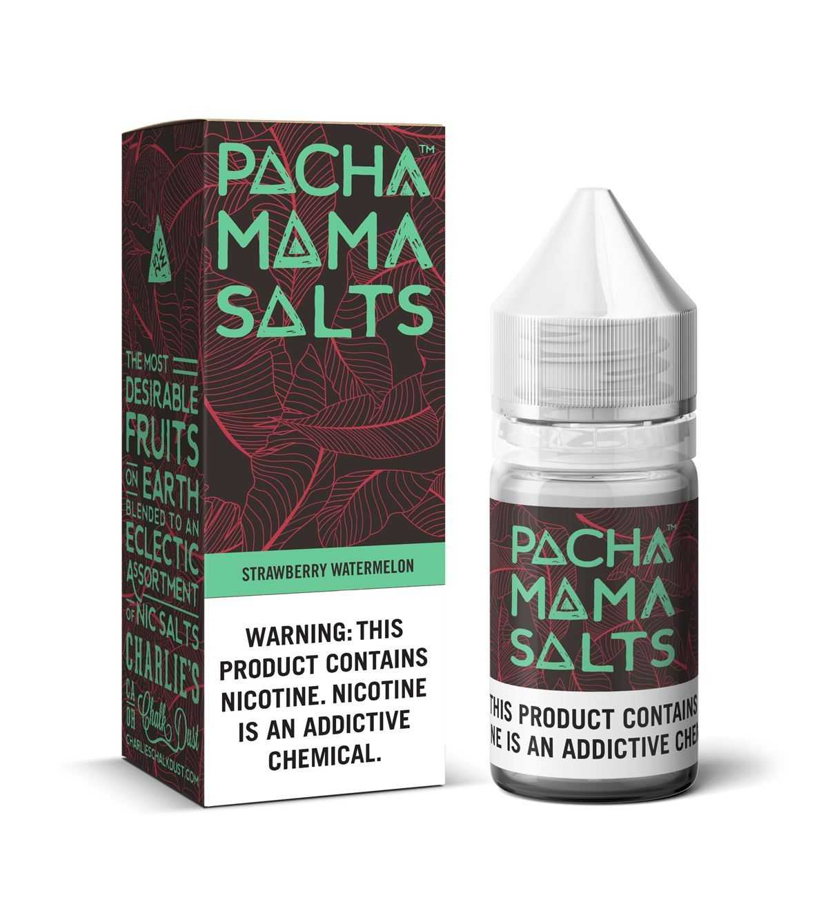 Strawberry Watermelon by Pachamama Salts TFN 30mL with Packaging