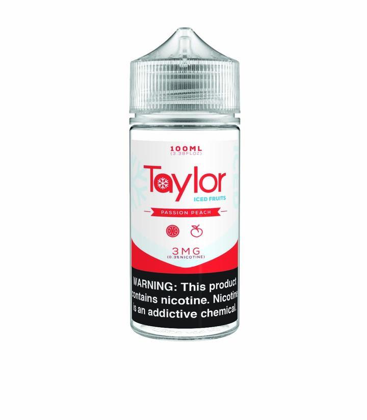 Passion Peach Iced by Taylor Fruits 100mL bottle