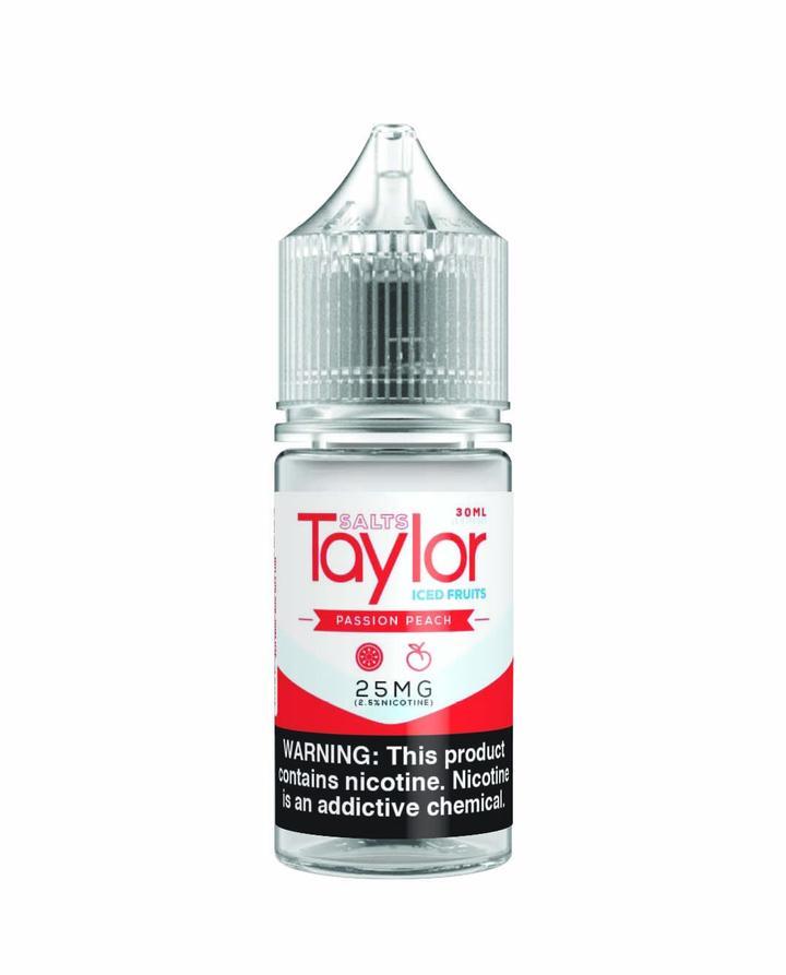 Passion Peach Iced by Taylor Salts 30ml bottle