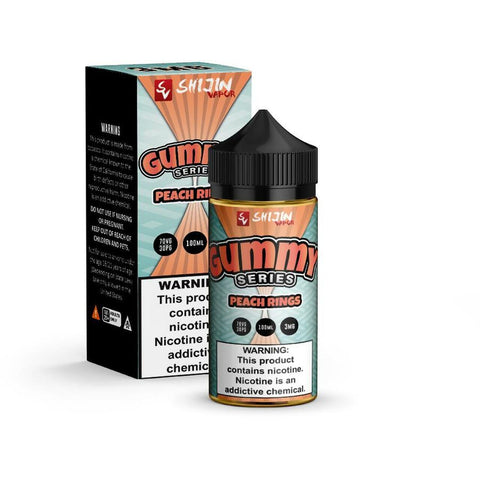 Peach Rings by Shijin Vapor Gummy O's Series 100mL with Packaging
