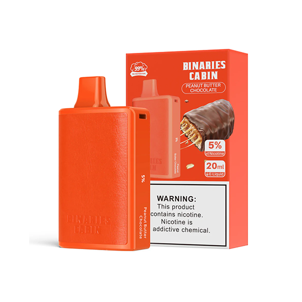 HorizonTech - Binaries Cabin Disposable | 10,000 puffs | 20mL peanut butter choco with packaging