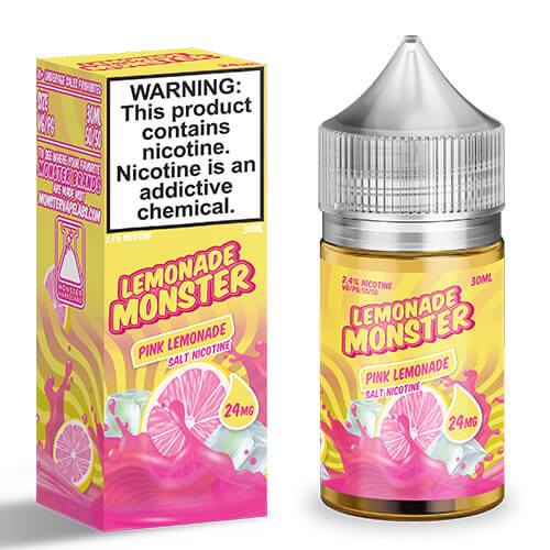 Pink Lemonade by Lemonade Monster Salts Series 30mL with packaging