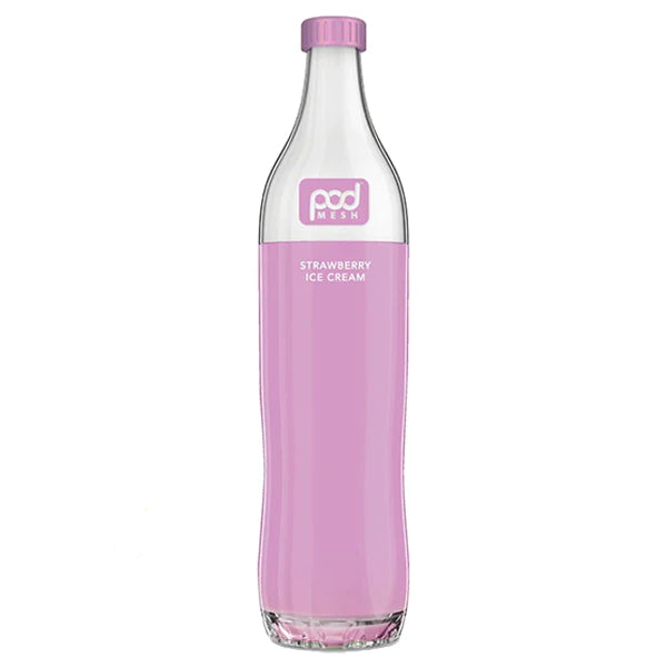 Pod Flo Disposable | 4000 Puff | 10mL | 5.5% | Strawberry Ice Cream