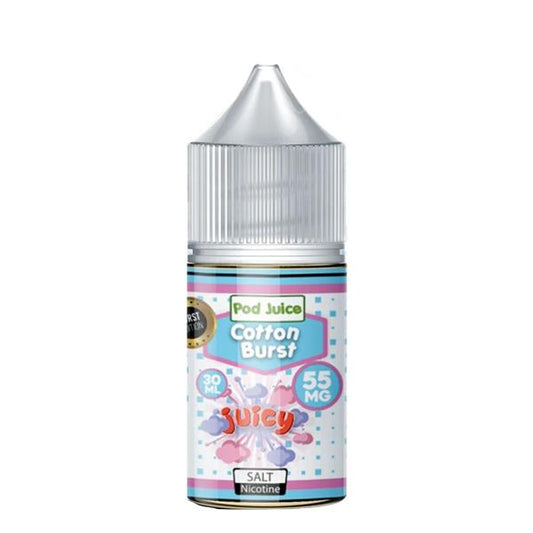 Cotton Burst Salt by POD JUICE E-Liquid 30ml bottle