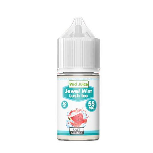 Jewel Mint Lush Freeze by Pod Juice Salts Series 30mL bottle