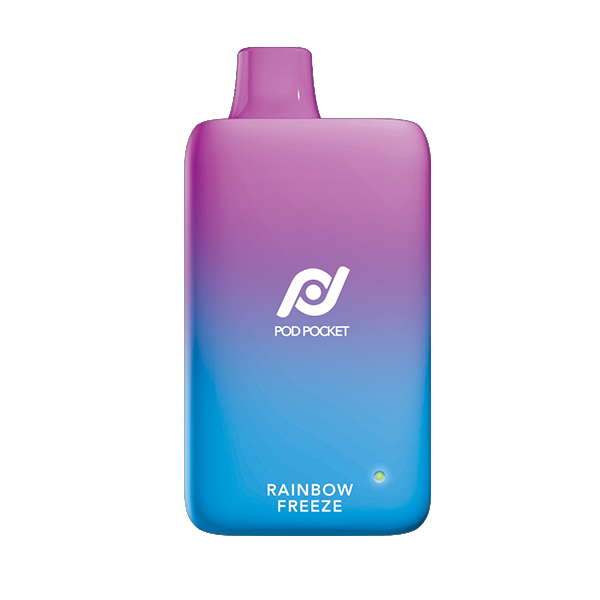 Pod Pocket Disposable | 7500 Puffs | 14mL | 50mg | Rainbow Freeze