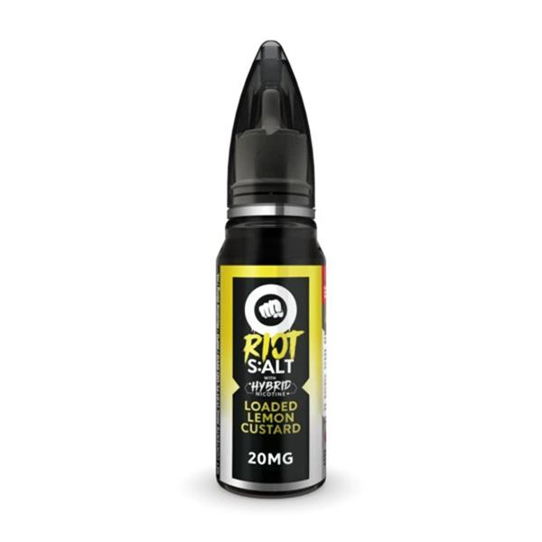 Loaded Lemon Custard Hybrid by Riot Squad Salt 30ml Bottle