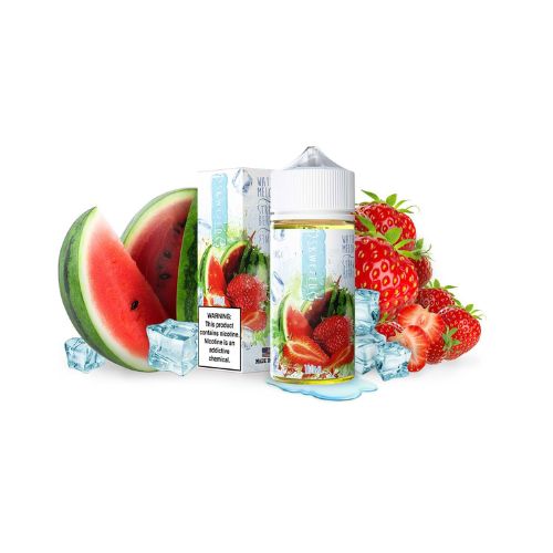 Frozen Sweet Summer (Watermelon Strawberry Ice) by Skwezed 100ml with packaging and background